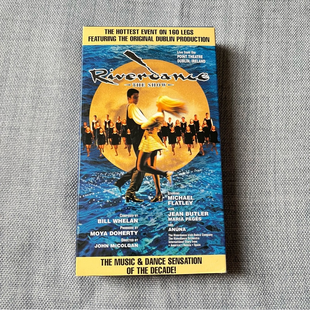 Riverdance The Show 1996 VHS Tape Michael Flatley Jean Butler Maria Pages